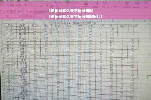 ?退伍证怎么查学历证明呢
?退伍证怎么查学历证明呢图片?