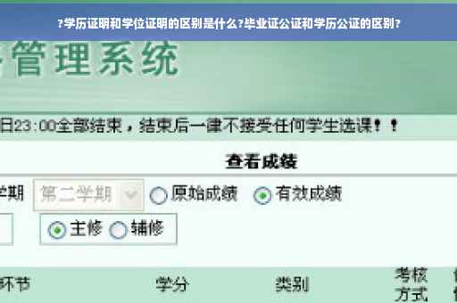 ?学历证明和学位证明的区别是什么?毕业证公证和学历公证的区别?
