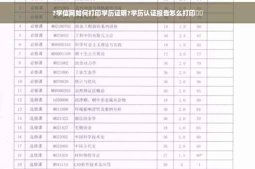 ?学信网如何打印学历证明?学历认证报告怎么打印⚡️