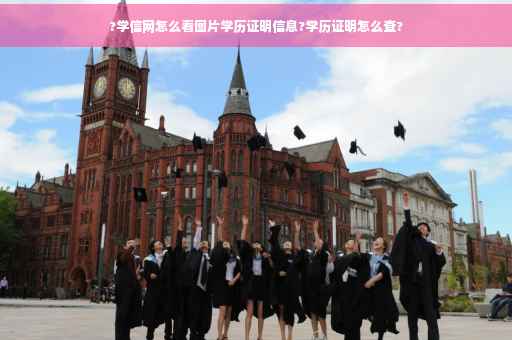 ?学信网怎么看图片学历证明信息?学历证明怎么查?