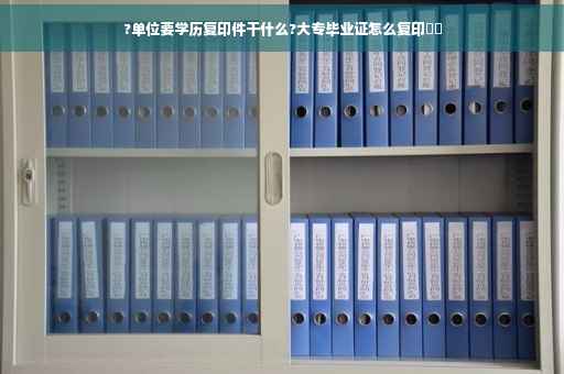 ?单位要学历复印件干什么?大专毕业证怎么复印⚡️