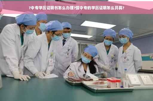 ?中专学历证明书怎么办理?假中专的学历证明怎么开具?