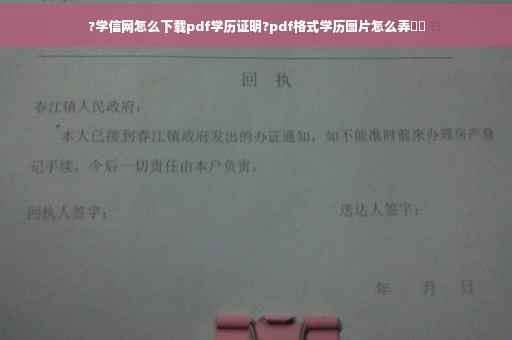 ?学信网怎么下载pdf学历证明?pdf格式学历图片怎么弄⚡️