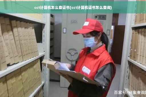 cct计算机怎么查证书(cct计算机证书怎么查询)