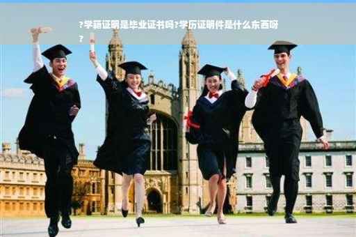 ?学籍证明是毕业证书吗?学历证明件是什么东西呀
? ?学籍证明是毕业证书吗?学历证明件是什么东西呀
?