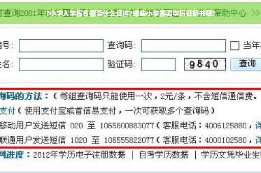 ?小学入学报名需要什么证件?哪些小学需要学历证明书呢?