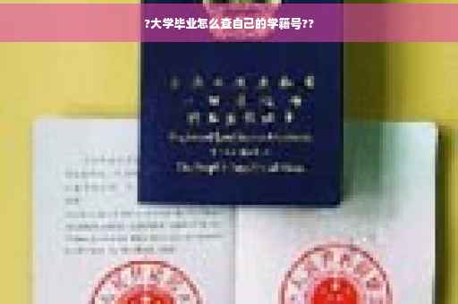 ?大学毕业怎么查自己的学籍号??