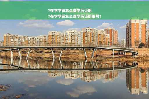 ?在学学籍怎么查学历证明
?在学学籍怎么查学历证明编号?