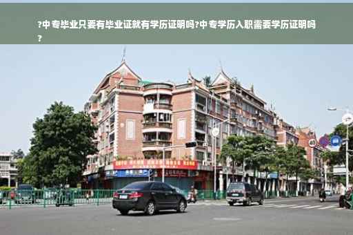 ?中专毕业只要有毕业证就有学历证明吗?中专学历入职需要学历证明吗
?