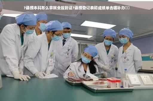 ?函授本科怎么拿就业报到证?函授登记表和成绩单去哪补办⚡️
