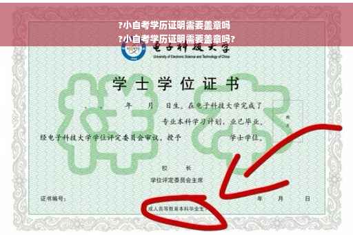 ?小自考学历证明需要盖章吗
?小自考学历证明需要盖章吗?