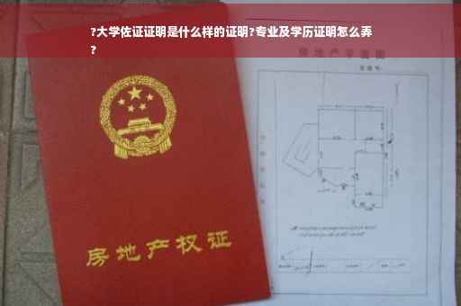 ?大学佐证证明是什么样的证明?专业及学历证明怎么弄
?