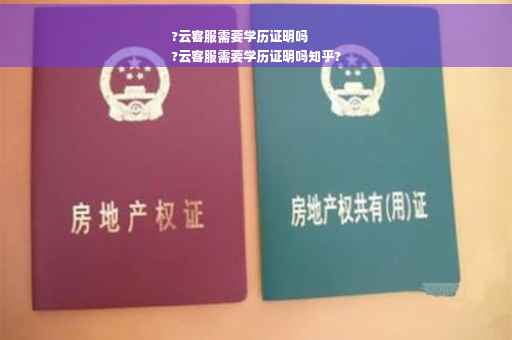 ?云客服需要学历证明吗
?云客服需要学历证明吗知乎?