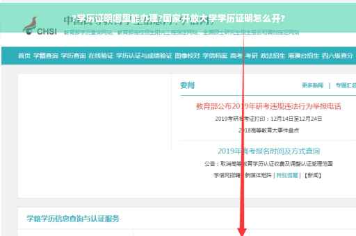 ?学历证明哪里能办理?国家开放大学学历证明怎么开?