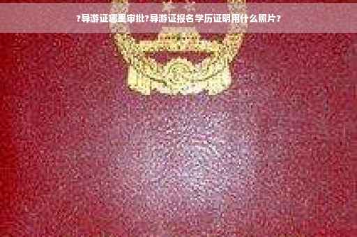 ?导游证哪里审批?导游证报名学历证明用什么照片?