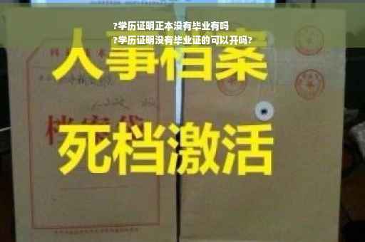 ?学历证明正本没有毕业有吗
?学历证明没有毕业证的可以开吗?