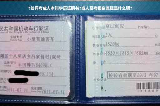?如何考成人本科学历证明书?成人高考报名流程是什么呢?