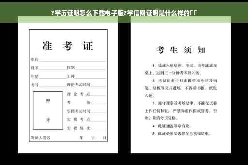?学历证明怎么下载电子版?学信网证明是什么样的⚡️