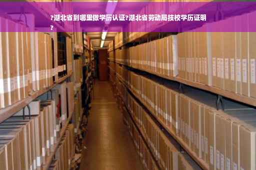 ?湖北省到哪里做学历认证?湖北省劳动局技校学历证明
?