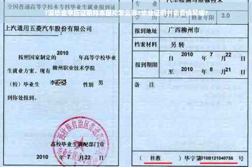 ?没毕业学历证明样本图片怎么弄?毕业证明书需要填写嘛?