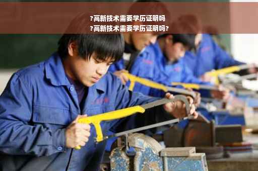 ?高新技术需要学历证明吗
?高新技术需要学历证明吗?
