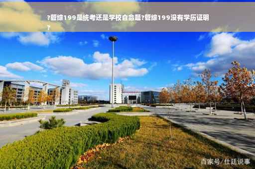 ?管综199是统考还是学校自命题?管综199没有学历证明
?