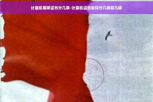 计算机等级证书分几级-计算机证书如何分几级和几级