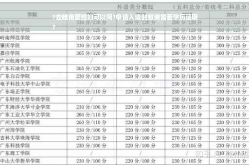 ?去越南娶媳妇可以吗?申请入境时越南需要学历证明
?