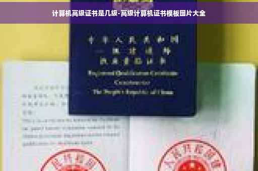 计算机高级证书是几级-高级计算机证书模板图片大全