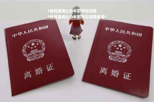 ?如何查询公办中职学历证明
?如何查询公办中职学历证明编号?