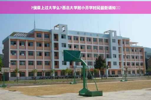 ?侯震上过大学么?西北大学附小开学时间最新通知⚡️