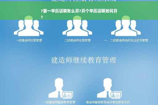 ?第一学历证明怎么开?开个学历证明如何开
?