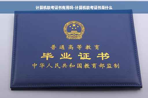 计算机软考证书有用吗-计算机软考证书是什么