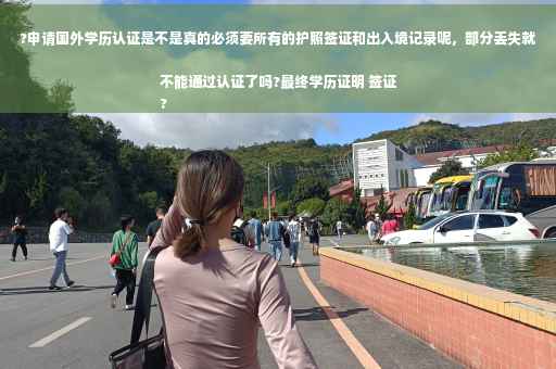 ?申请国外学历认证是不是真的必须要所有的护照签证和出入境记录呢，部分丢失就不能通过认证了吗?最终学历证明 签证
?