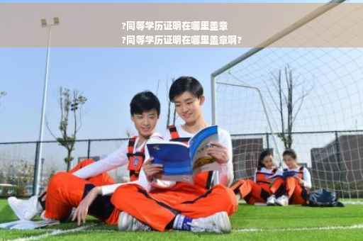 ?同等学历证明在哪里盖章
?同等学历证明在哪里盖章啊?