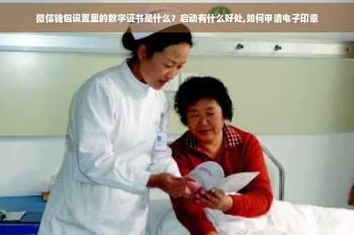微信钱包设置里的数字证书是什么？启动有什么好处,如何申请电子印章