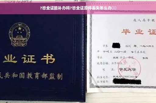?毕业证能补办吗?毕业证原件丢失怎么办⚡️