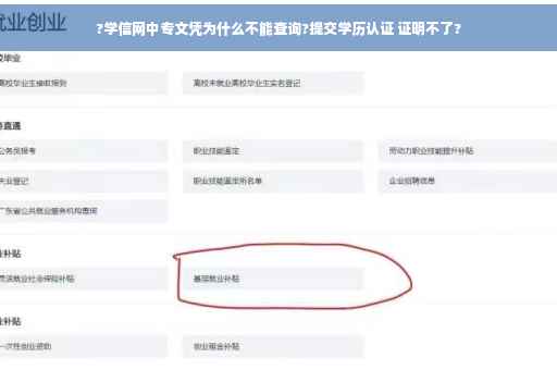 ?学信网中专文凭为什么不能查询?提交学历认证 证明不了?