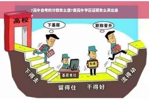 ?高中会考的分数怎么查?查高中学历证明怎么弄出来
?