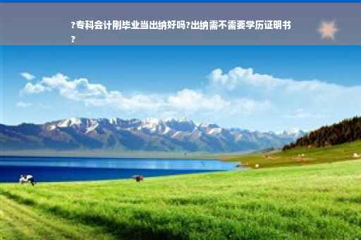 ?专科会计刚毕业当出纳好吗?出纳需不需要学历证明书
? ?专科会计刚毕业当出纳好吗?出纳需不需要学历证明书
?