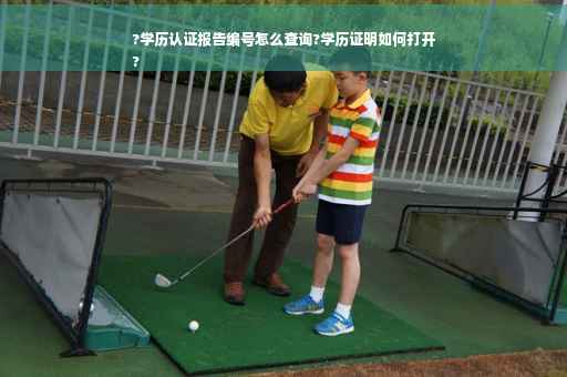 ?学历认证报告编号怎么查询?学历证明如何打开
?