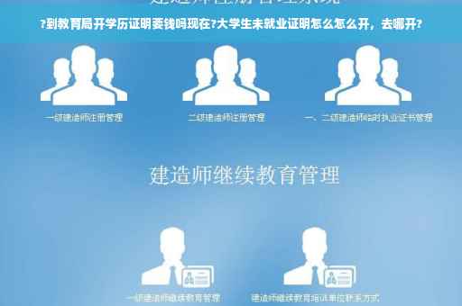 ?到教育局开学历证明要钱吗现在?大学生未就业证明怎么怎么开，去哪开?