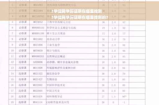 ?学信网学历证明在哪里找到
?学信网学历证明在哪里找到的?