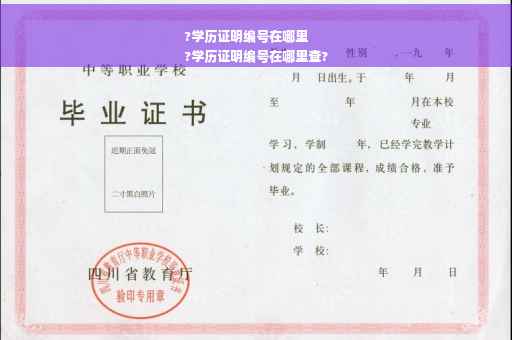 ?学历证明编号在哪里
?学历证明编号在哪里查?