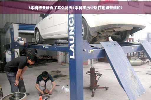 ?本科毕业证丢了怎么补办?本科学历证明在哪里查到的?