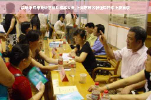崇明中专毕业证书图片样本大全,上海市各区轻便摩托车上牌要求