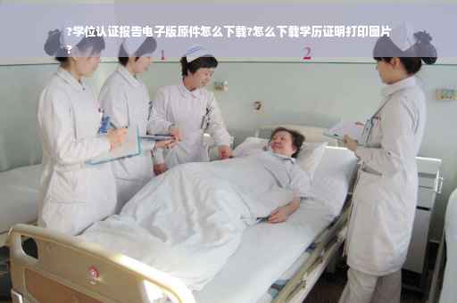 ?学位认证报告电子版原件怎么下载?怎么下载学历证明打印图片
?