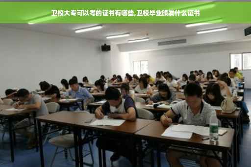 卫校大专可以考的证书有哪些,卫校毕业颁发什么证书