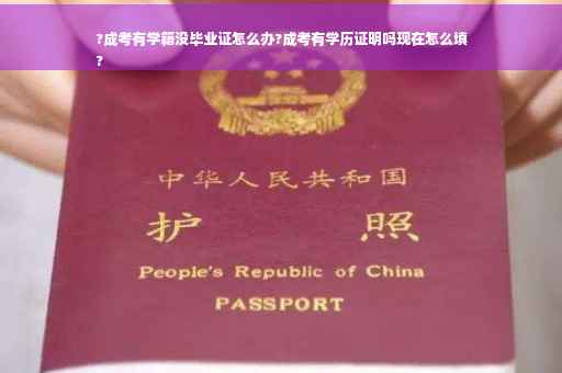 ?成考有学籍没毕业证怎么办?成考有学历证明吗现在怎么填
?