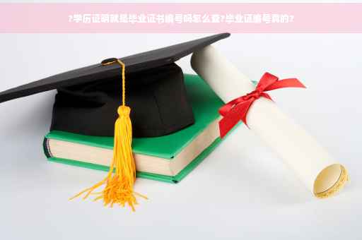 ?学历证明就是毕业证书编号吗怎么查?毕业证编号真的?